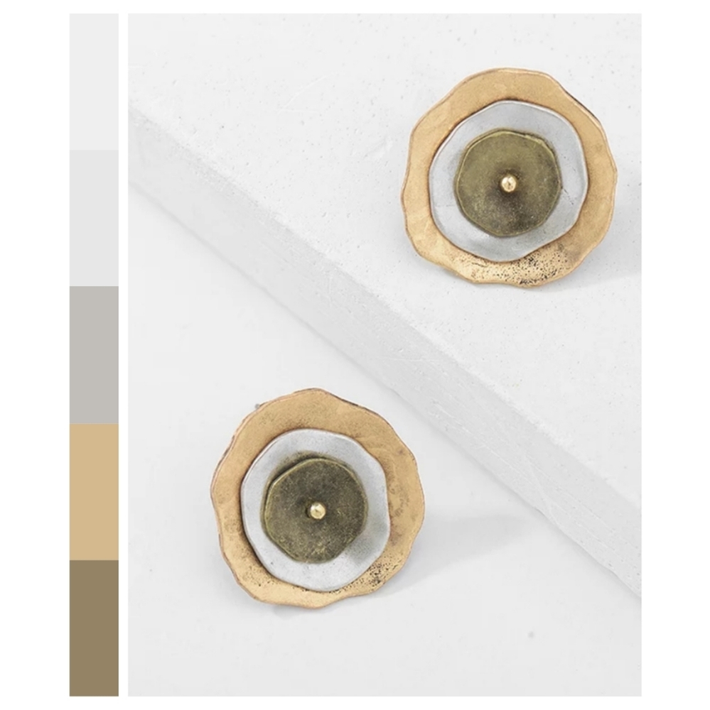 Handcrafted Geometric Earrings